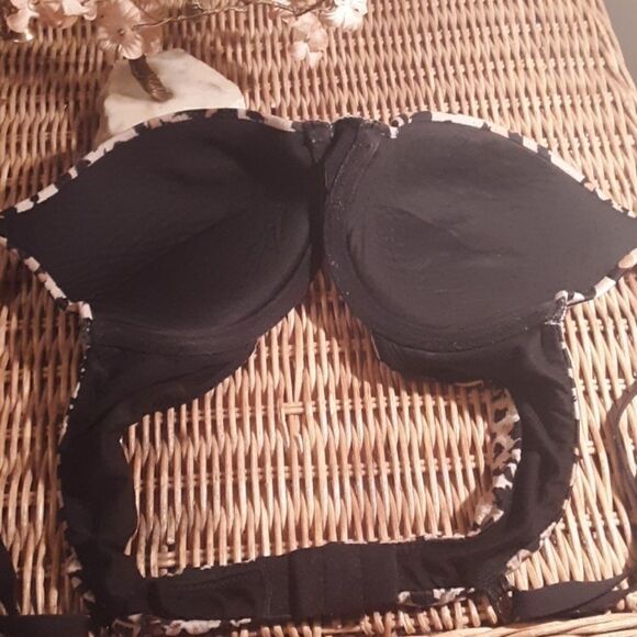 LEOPARD PRINT PUSH UP BRA 34B - Picture 6 of 7